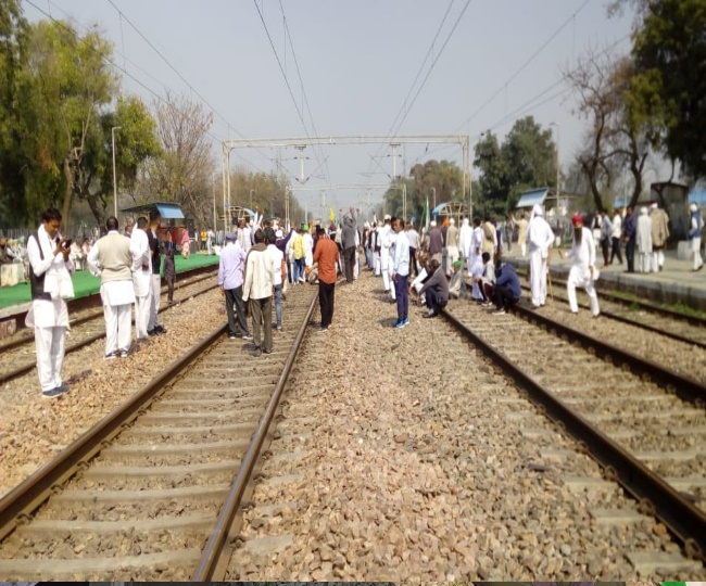 Kisan Rail Roko Andolan Karnal